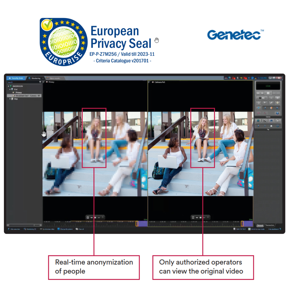 Genetec Privacy Protector – DSGVO Konforme Videoüberwachung