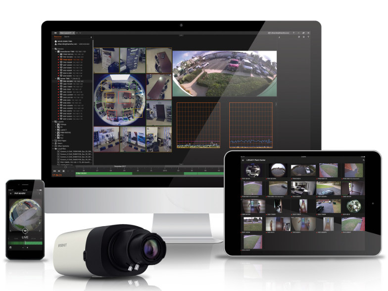 Neues Video Management System „Wisenet Wave 5.0“ von Hanwha Techwin