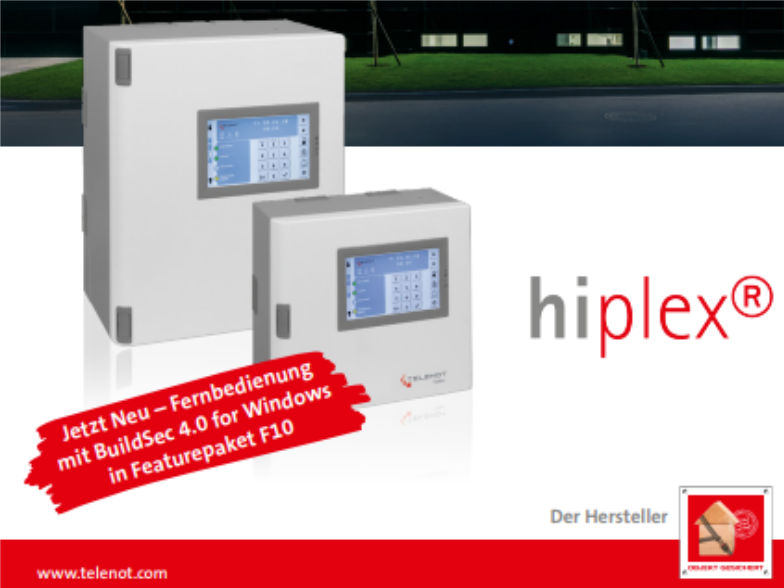 Die hiplex 8400H von Telenot – Ein Meilenstein der Sicherheitstechnik