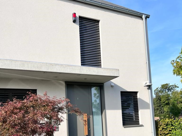 Schutz vor Einbruch einer Bauhaus-Villa in Aschaffenburg